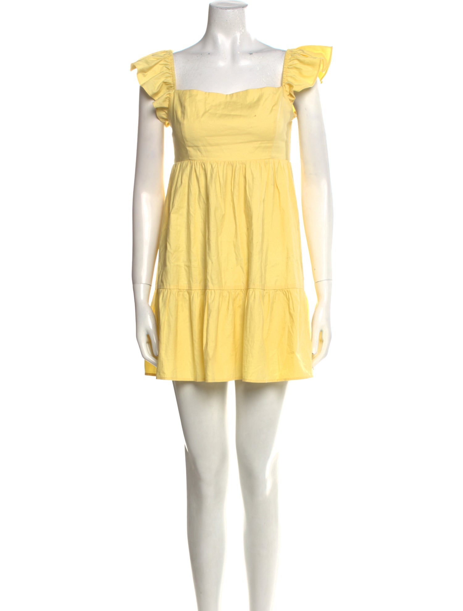 Reformation Square Neckline Mini Dress