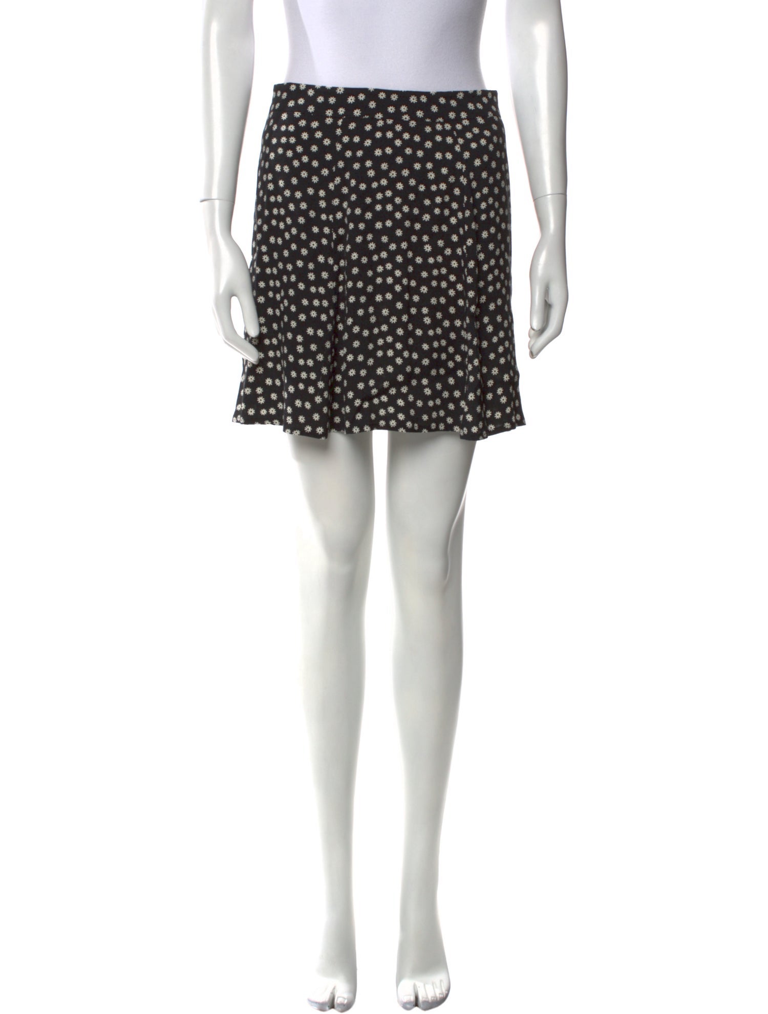 Reformation Polka Dot Print Mini Skirt