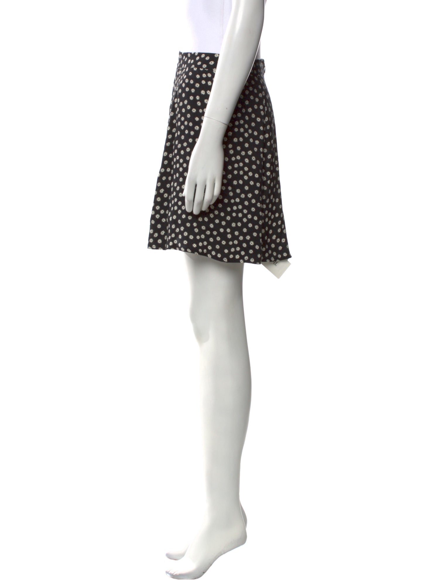 Reformation Polka Dot Print Mini Skirt