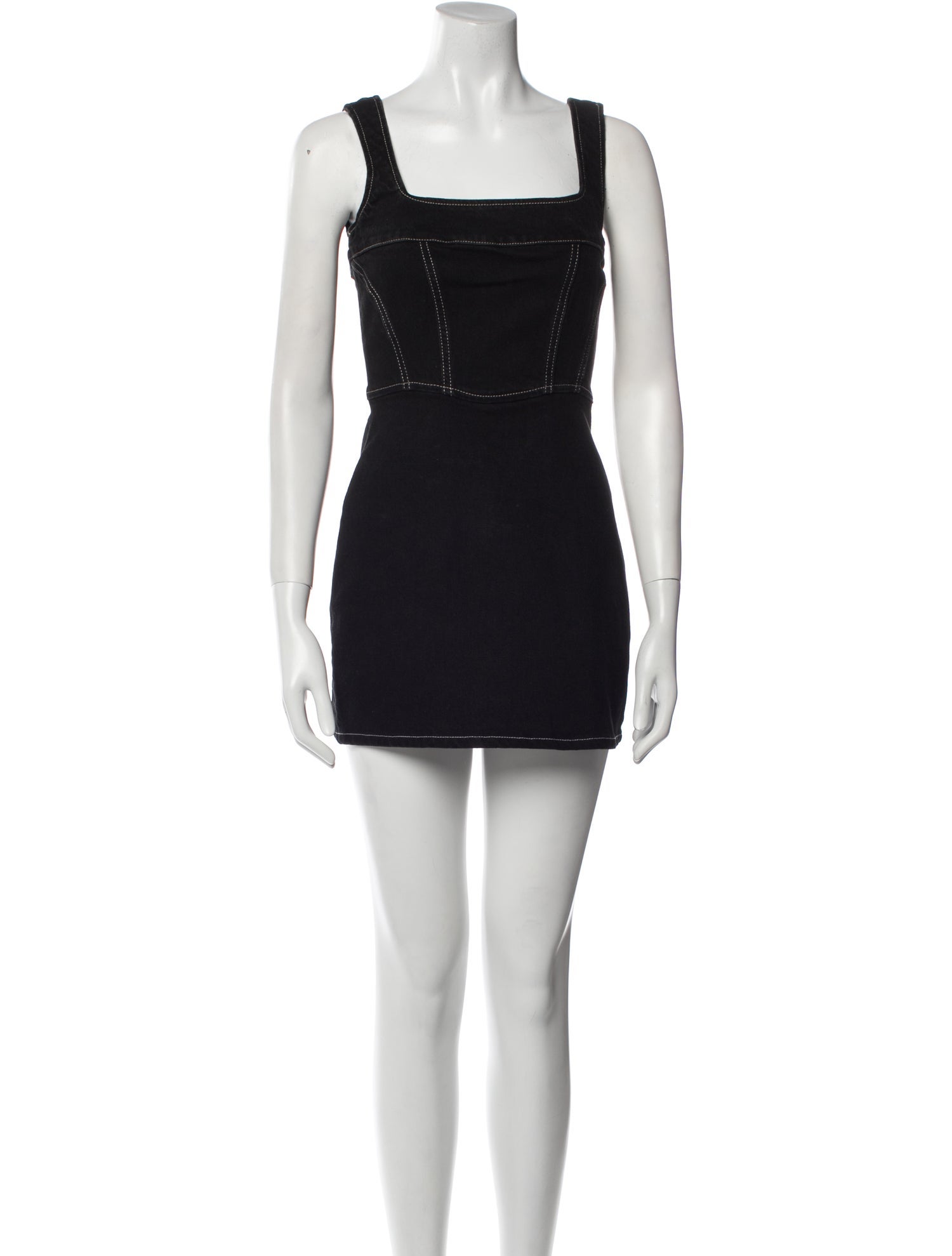 Reformation Square Neckline Mini Dress