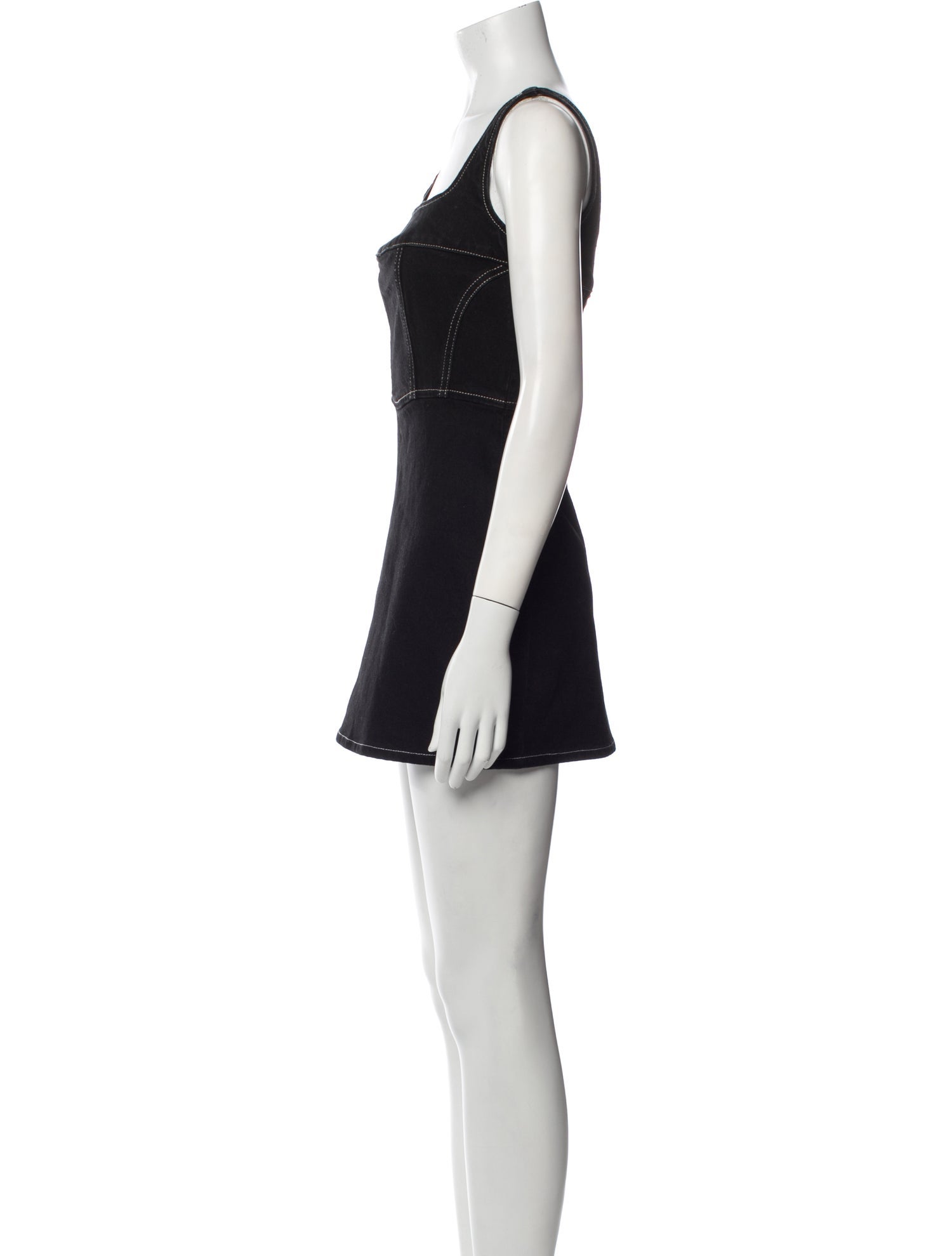 Reformation Square Neckline Mini Dress