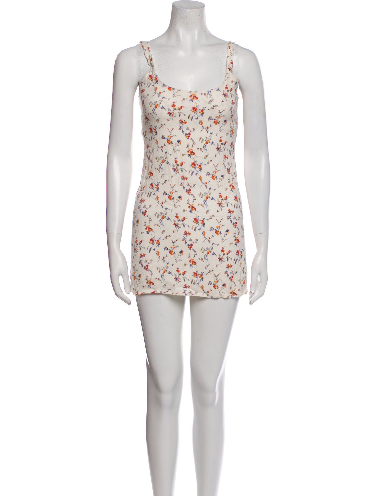 Reformation Floral Print Mini Dress