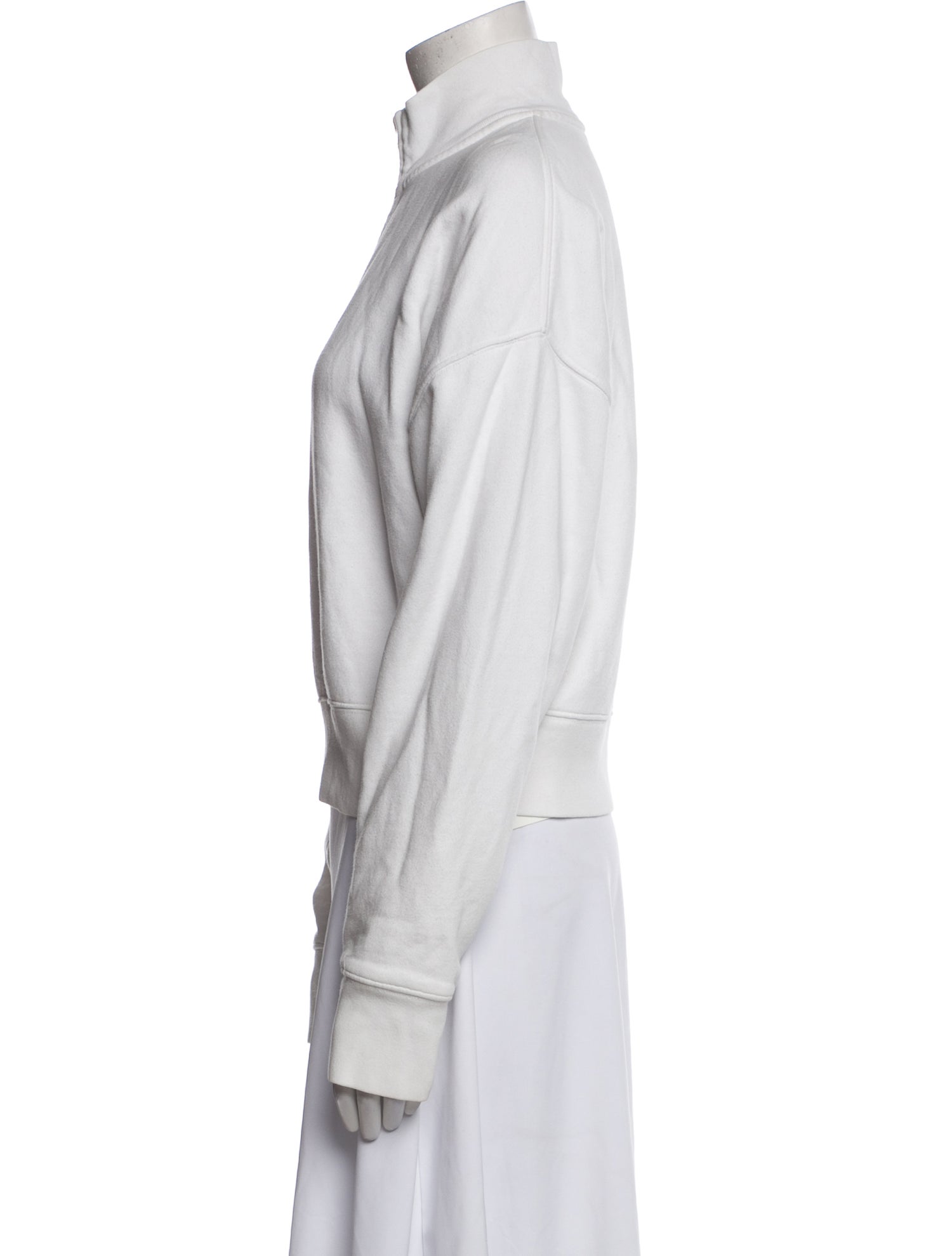 Reformation Mock Neck Long Sleeve Sweatshirt