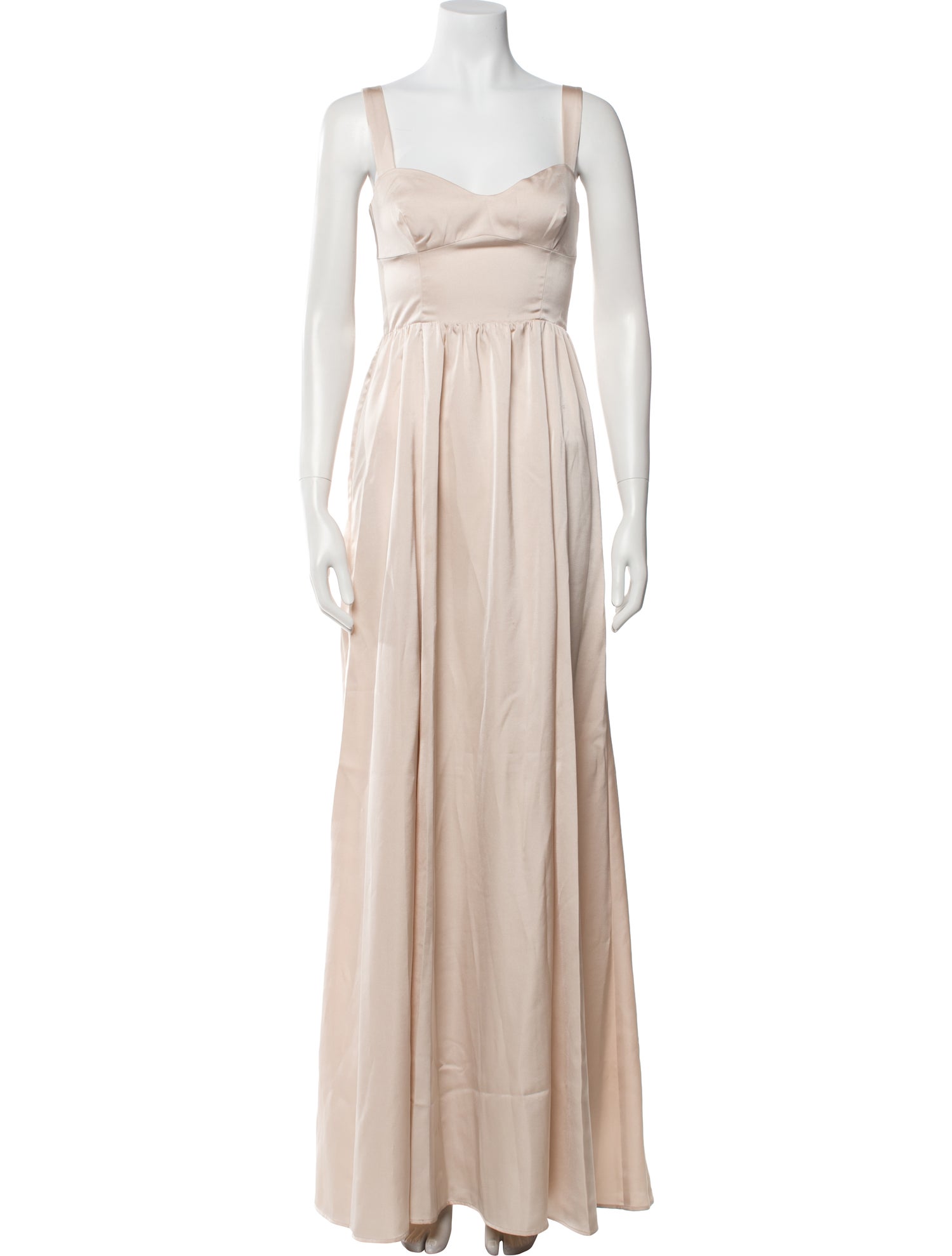 Reformation Square Neckline Long Dress