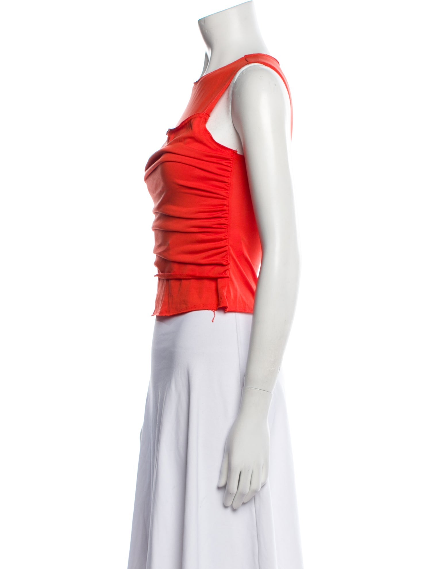 Reformation Crew Neck Sleeveless Crop Top