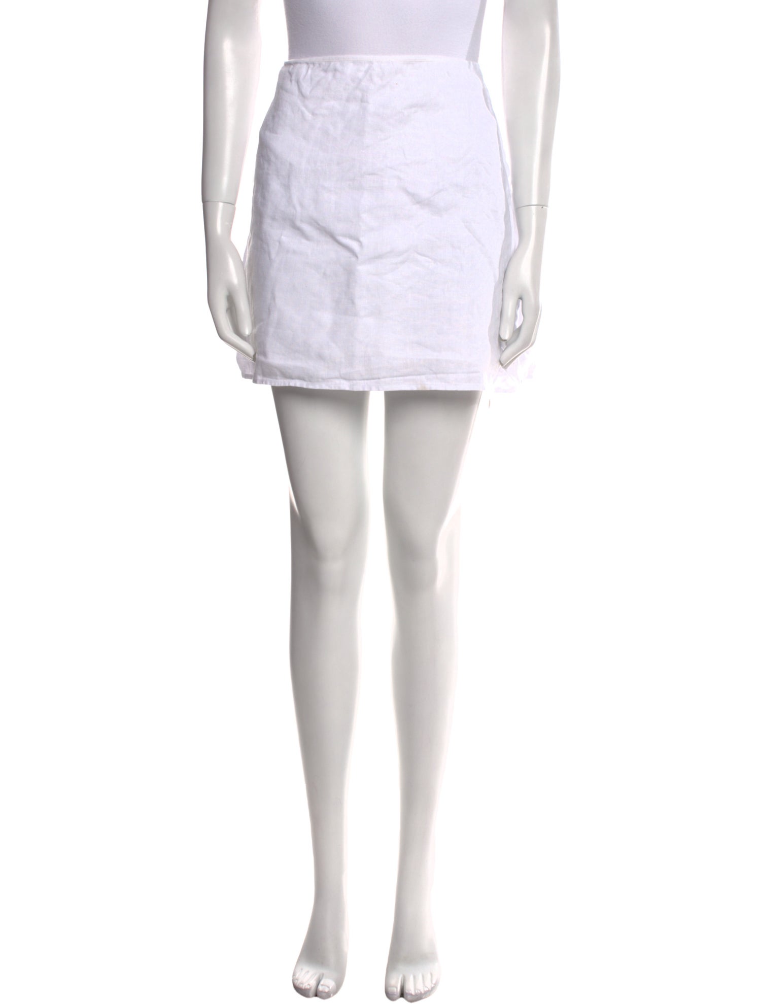 Reformation Linen Mini Skirt