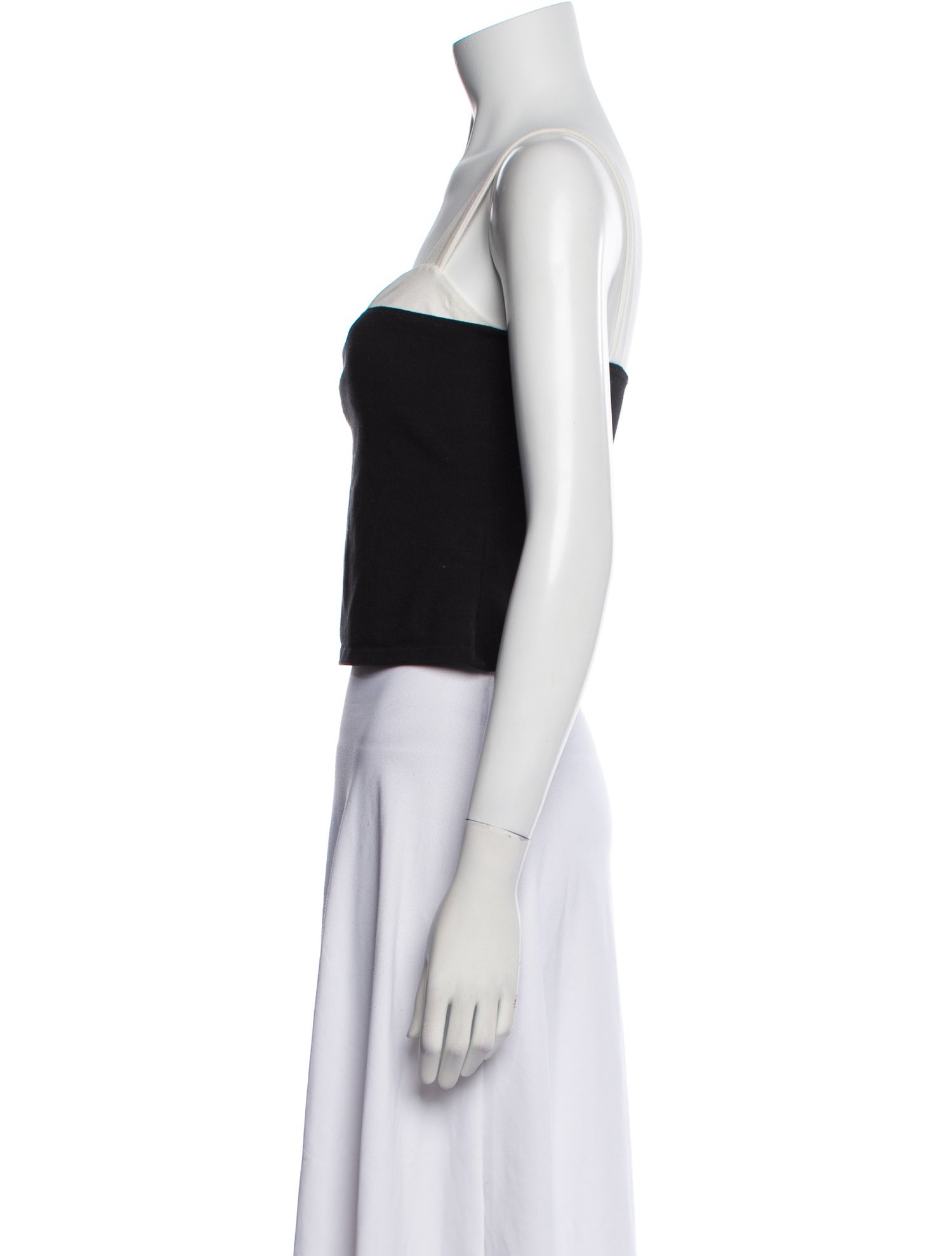 Reformation Square Neckline Sleeveless Crop Top