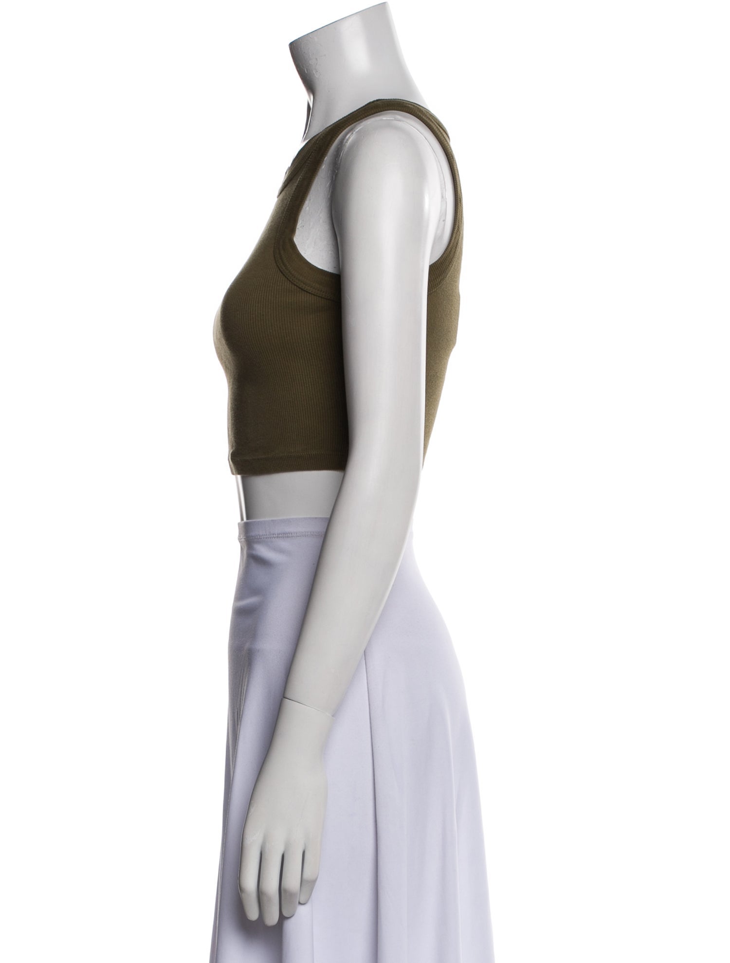 Reformation Scoop Neck Sleeveless Crop Top