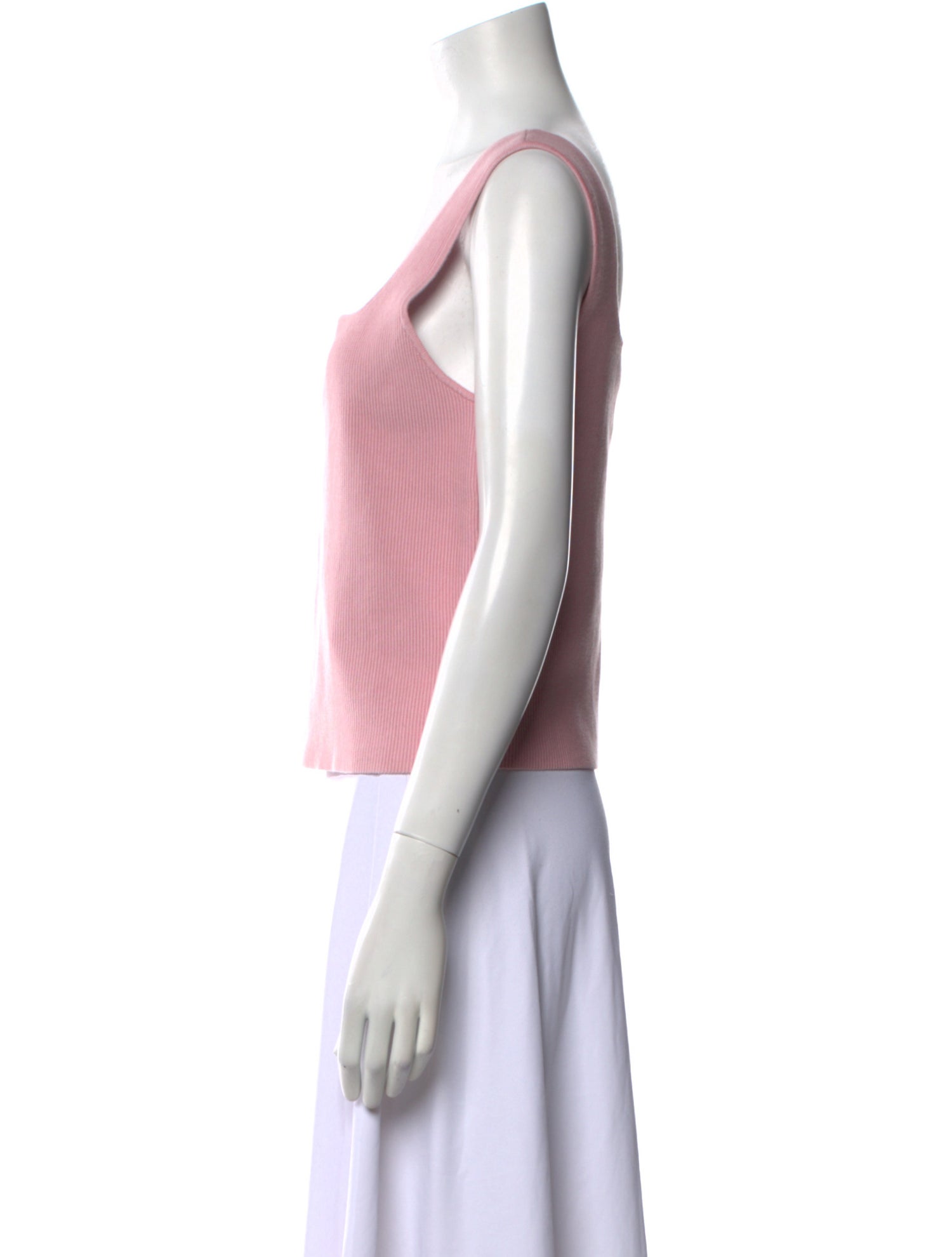Reformation Square Neckline Sleeveless Crop Top