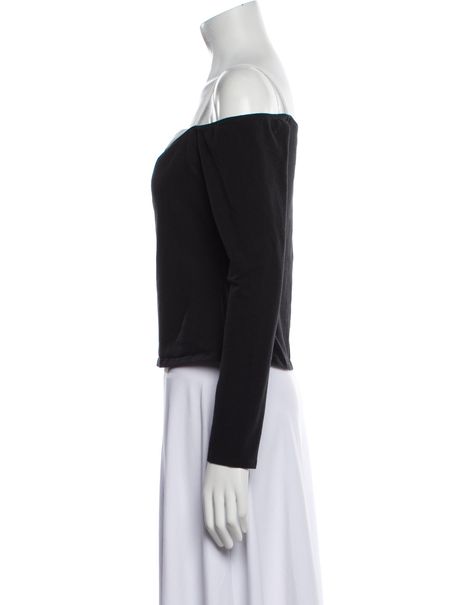 Reformation Off-The-Shoulder Long Sleeve Top