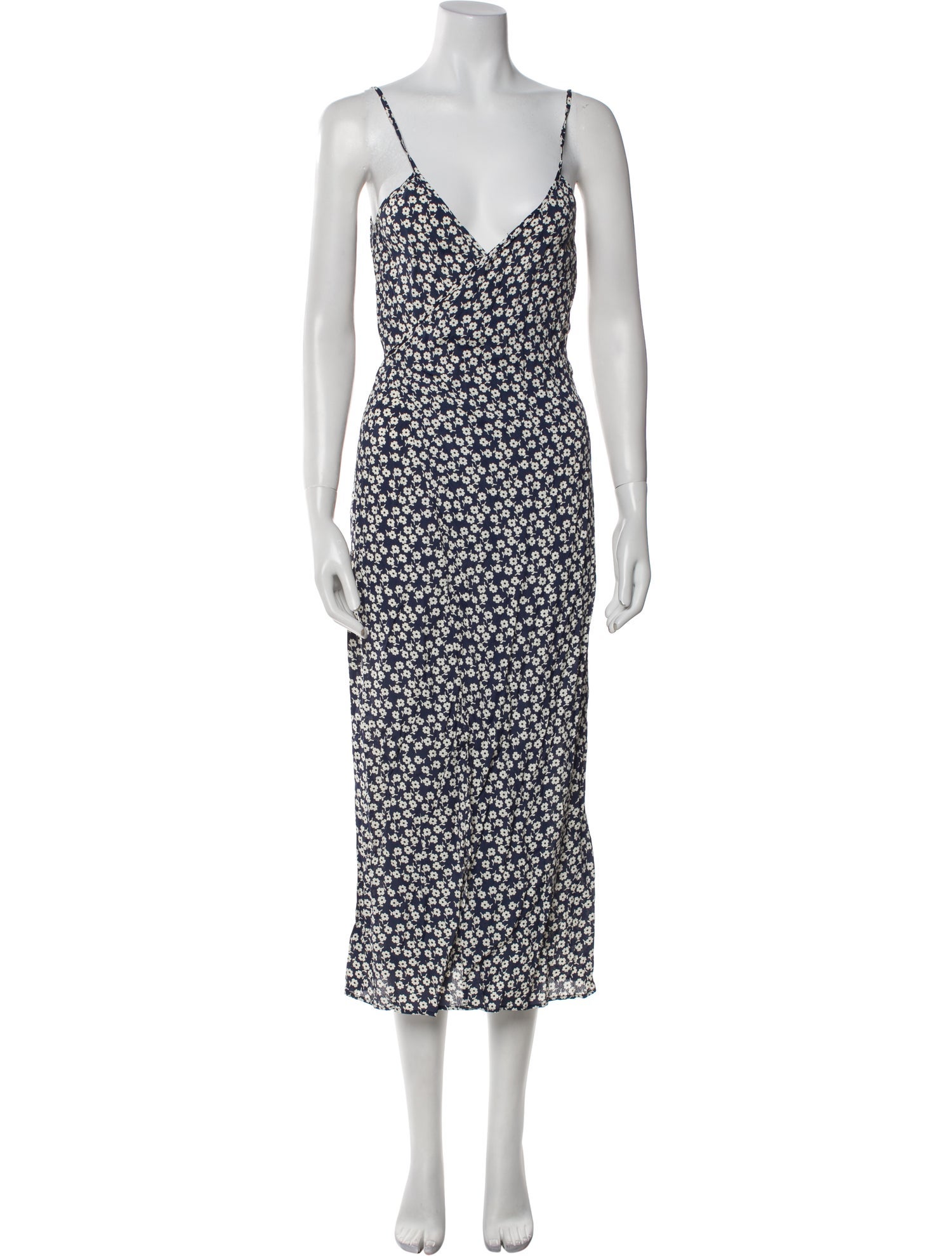 Reformation Floral Print Long Dress