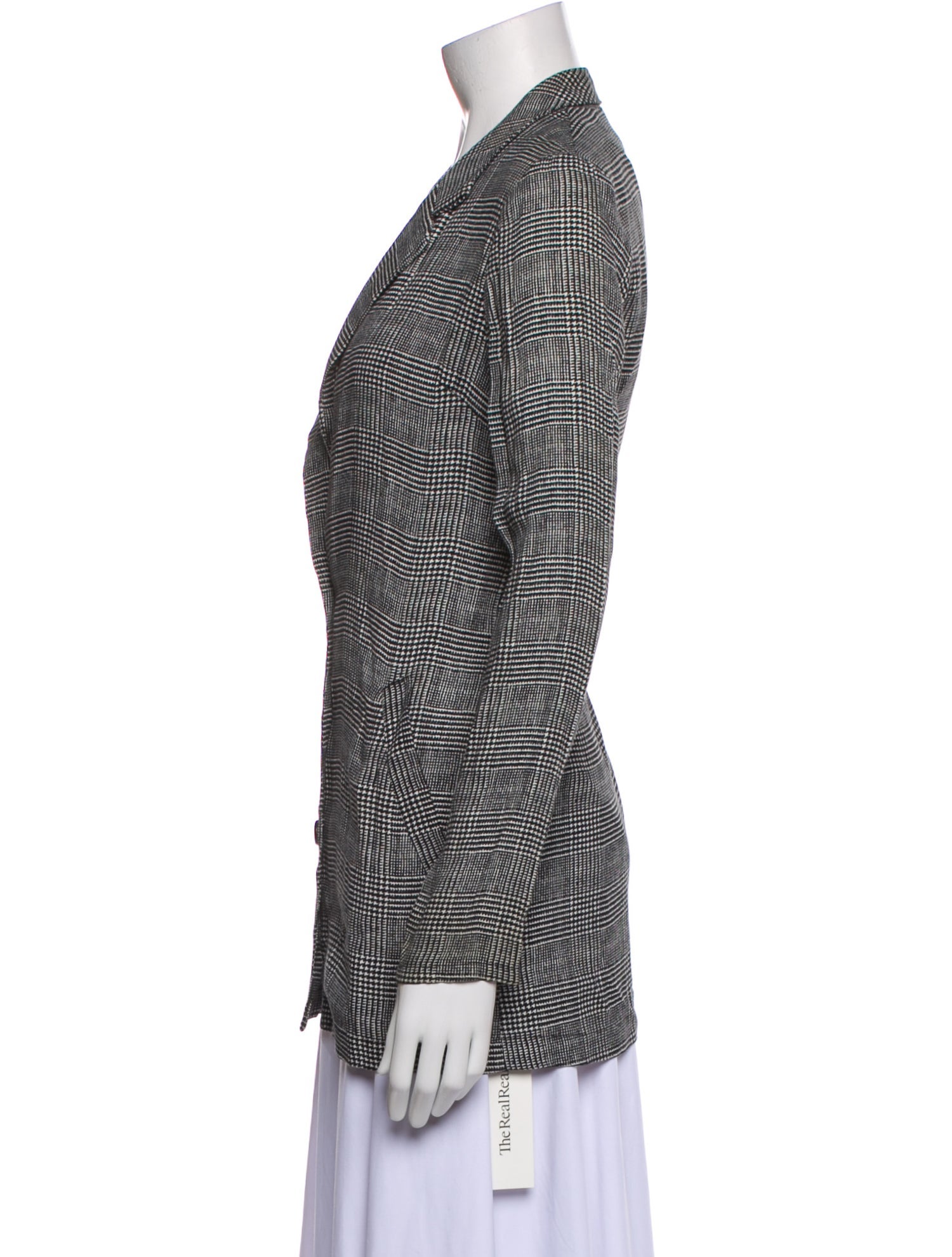 Reformation Houndstooth Print Blazer