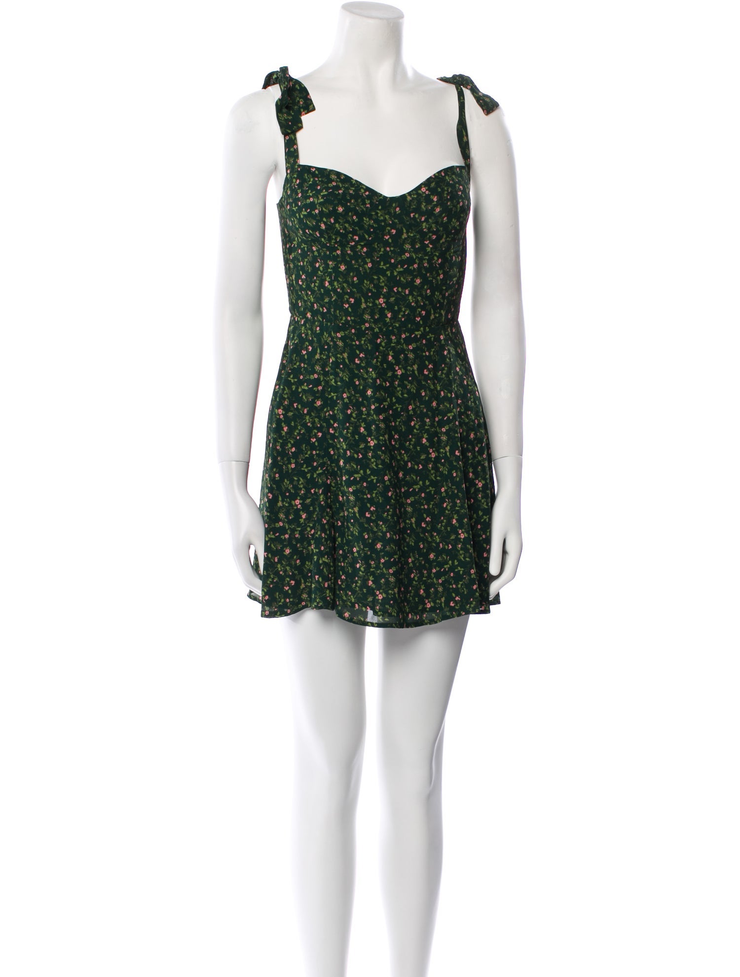 Reformation Floral Print Mini Dress