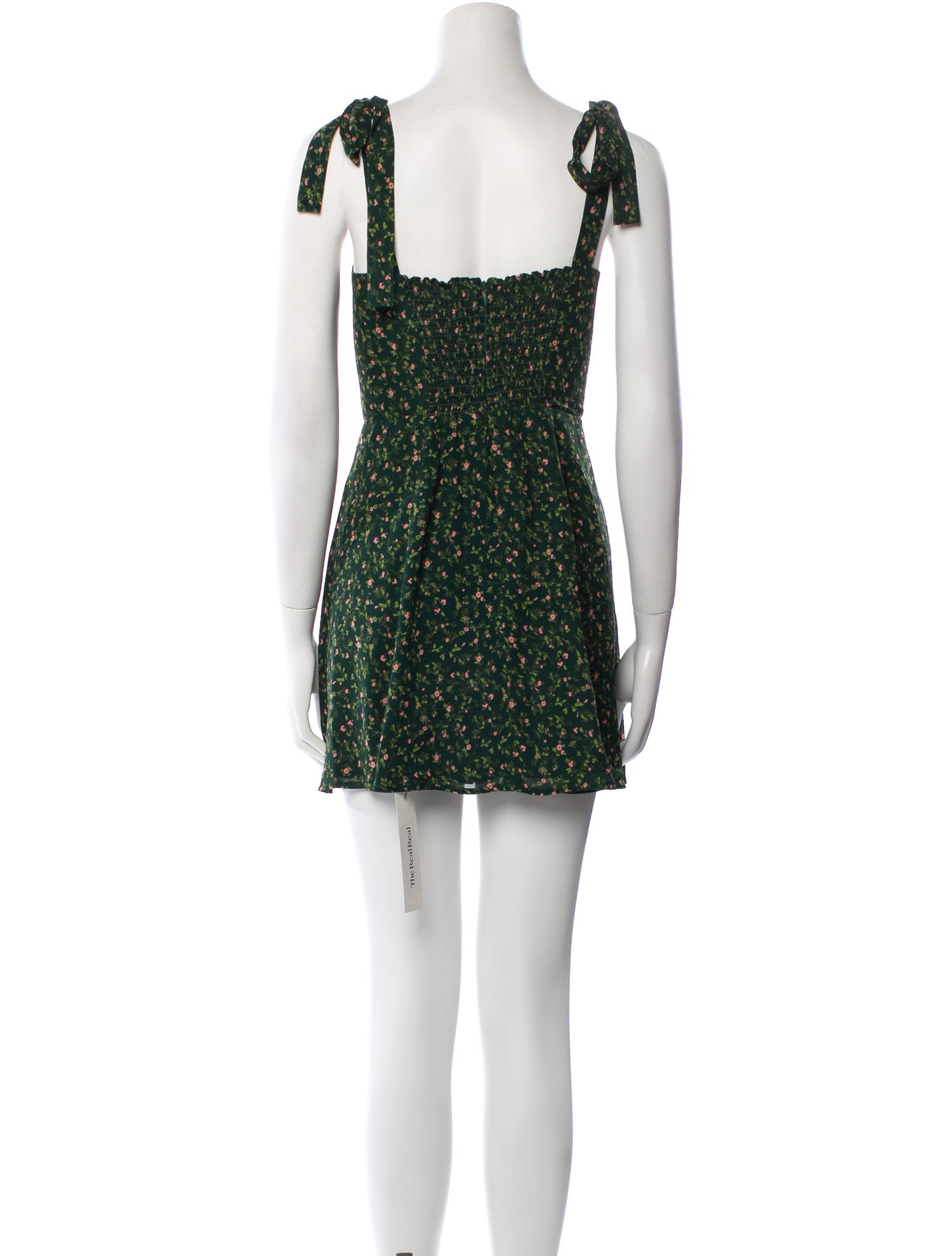 Reformation Floral Print Mini Dress