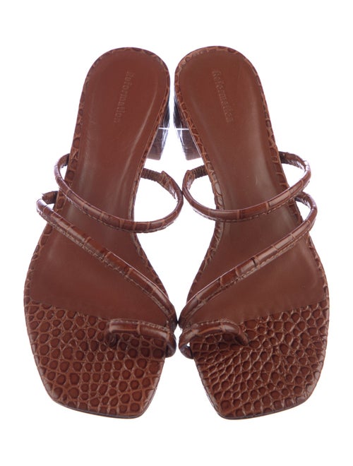 Reformation Leather Slides