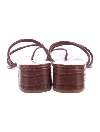 Reformation Leather Slides