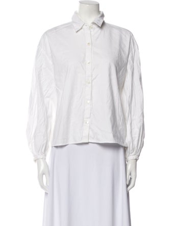 Reformation Long Sleeve Button-Up Top