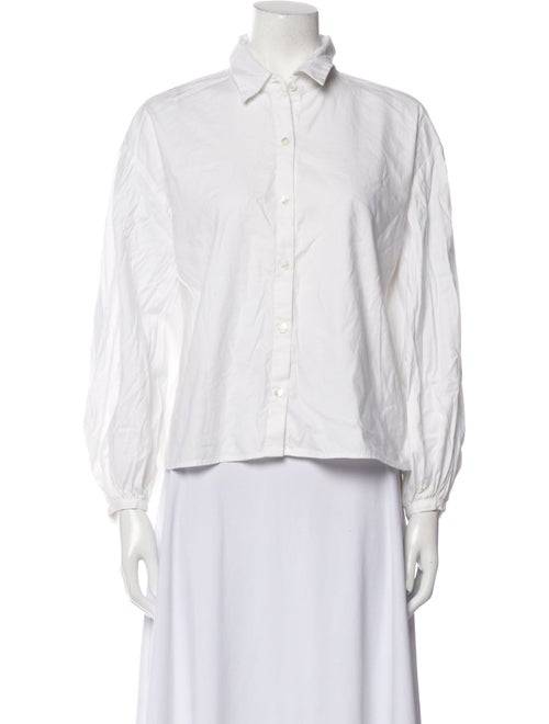 Reformation Long Sleeve Button-Up Top