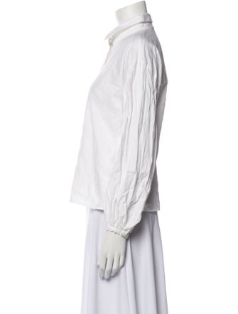 Reformation Long Sleeve Button-Up Top