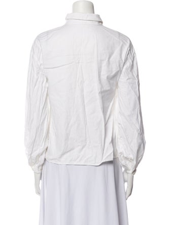 Reformation Long Sleeve Button-Up Top