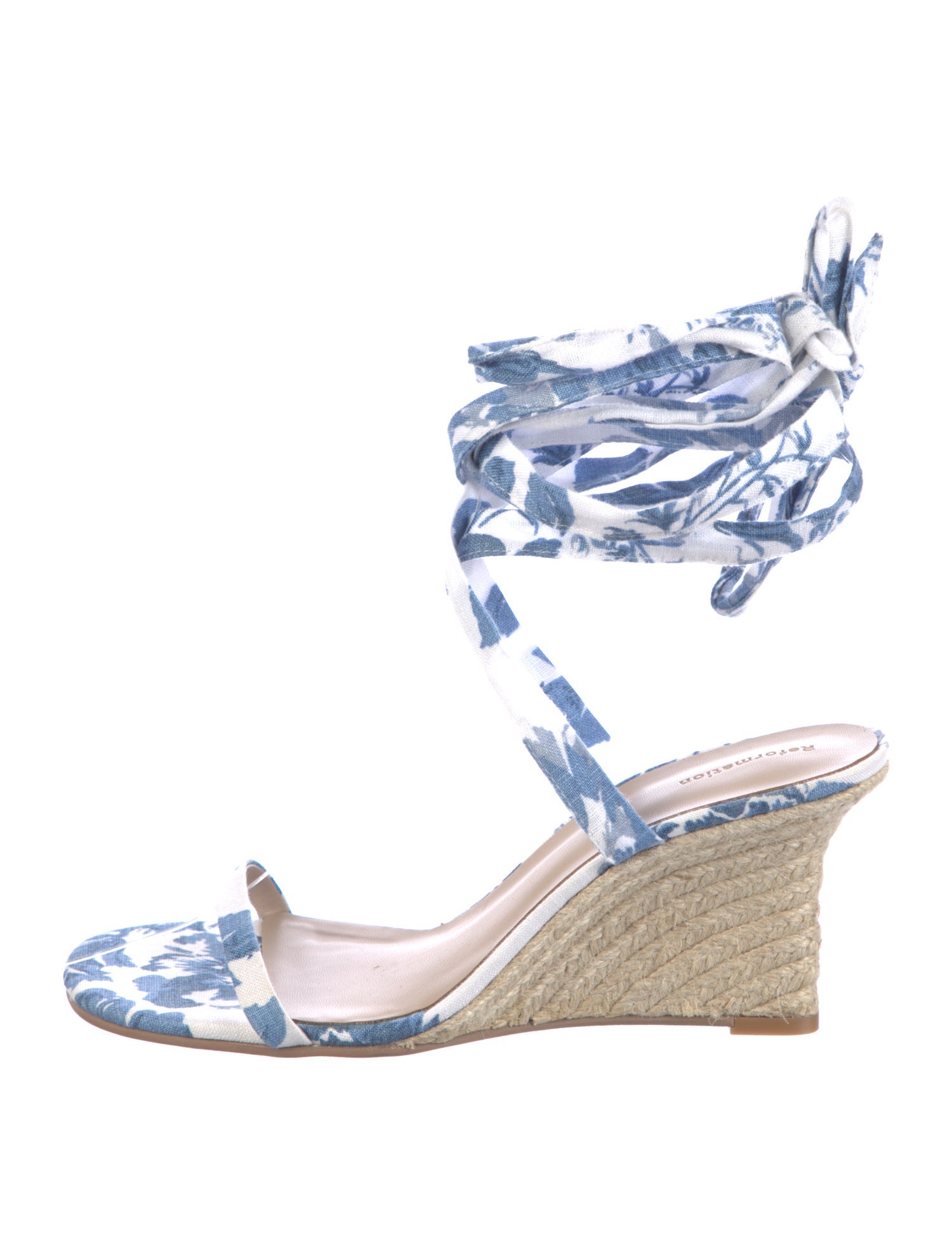Reformation Floral Print Espadrilles