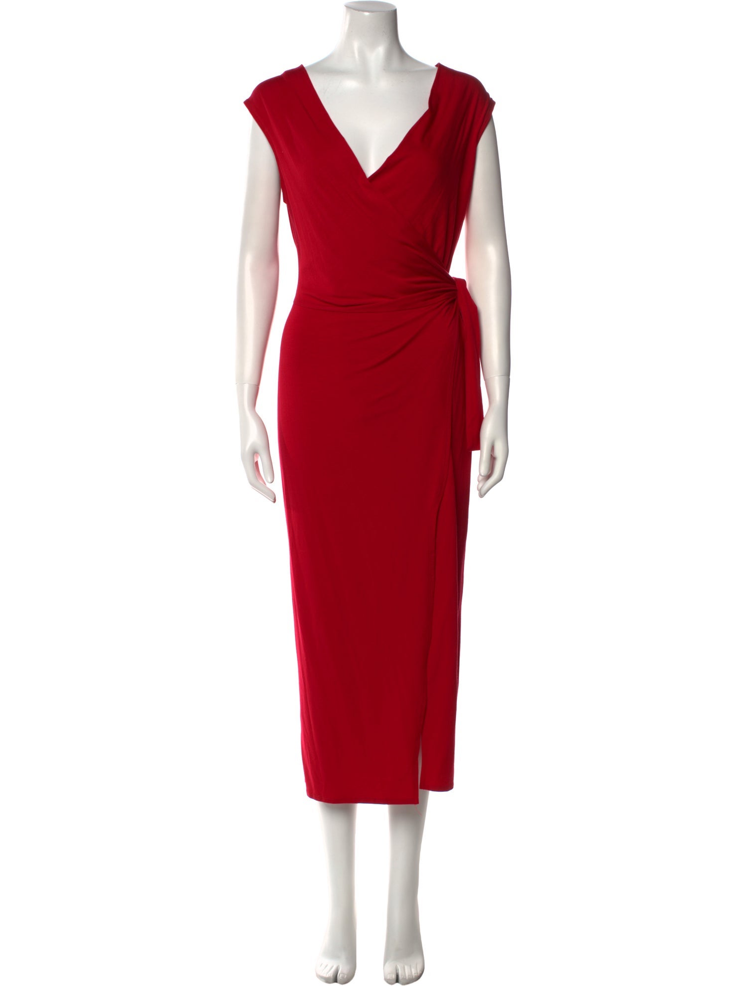 Reformation V-Neck Long Dress