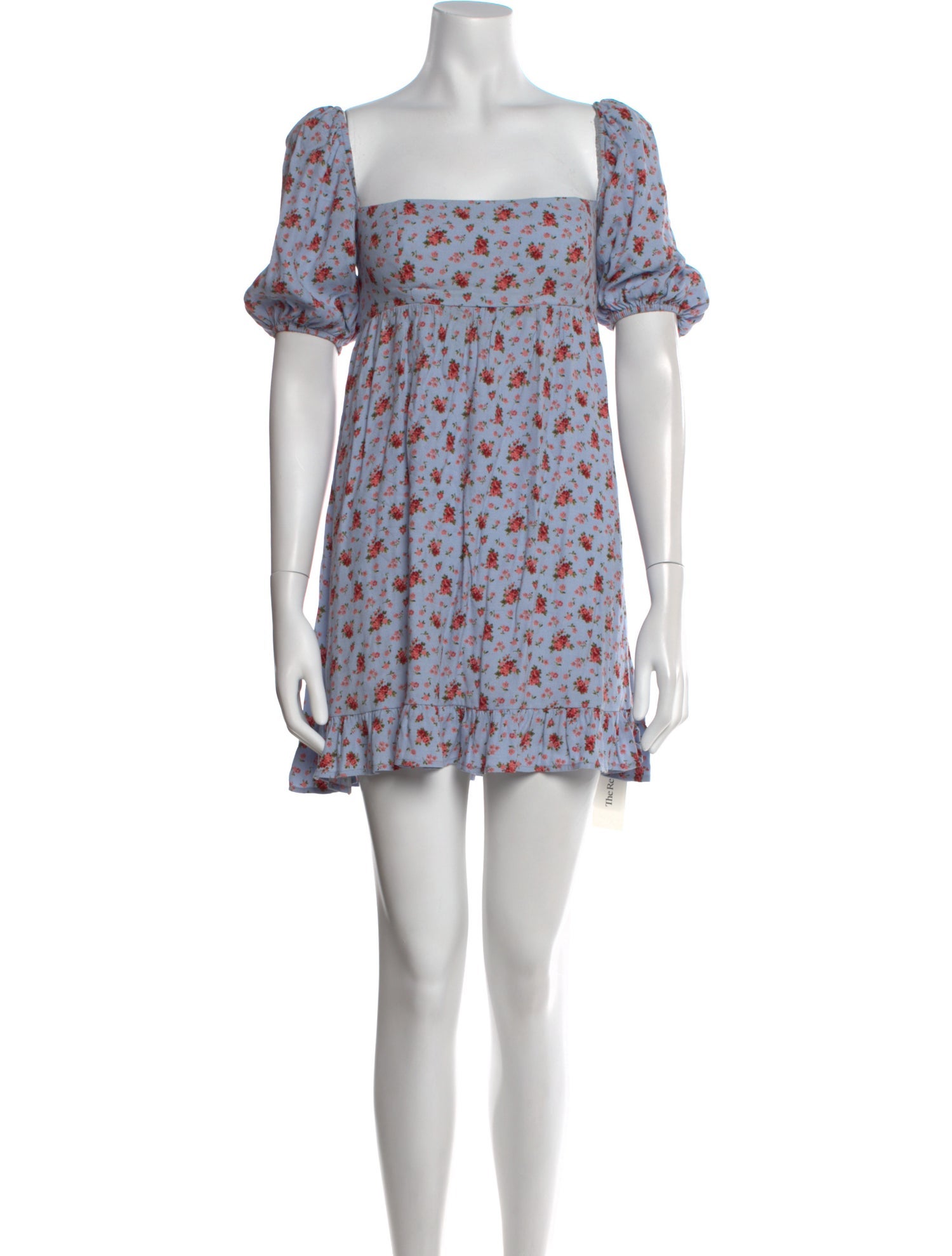 Reformation Floral Print Mini Dress