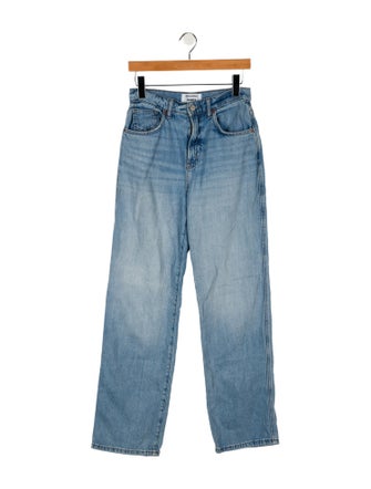 Reformation Mid-Rise Wide Leg Jeans