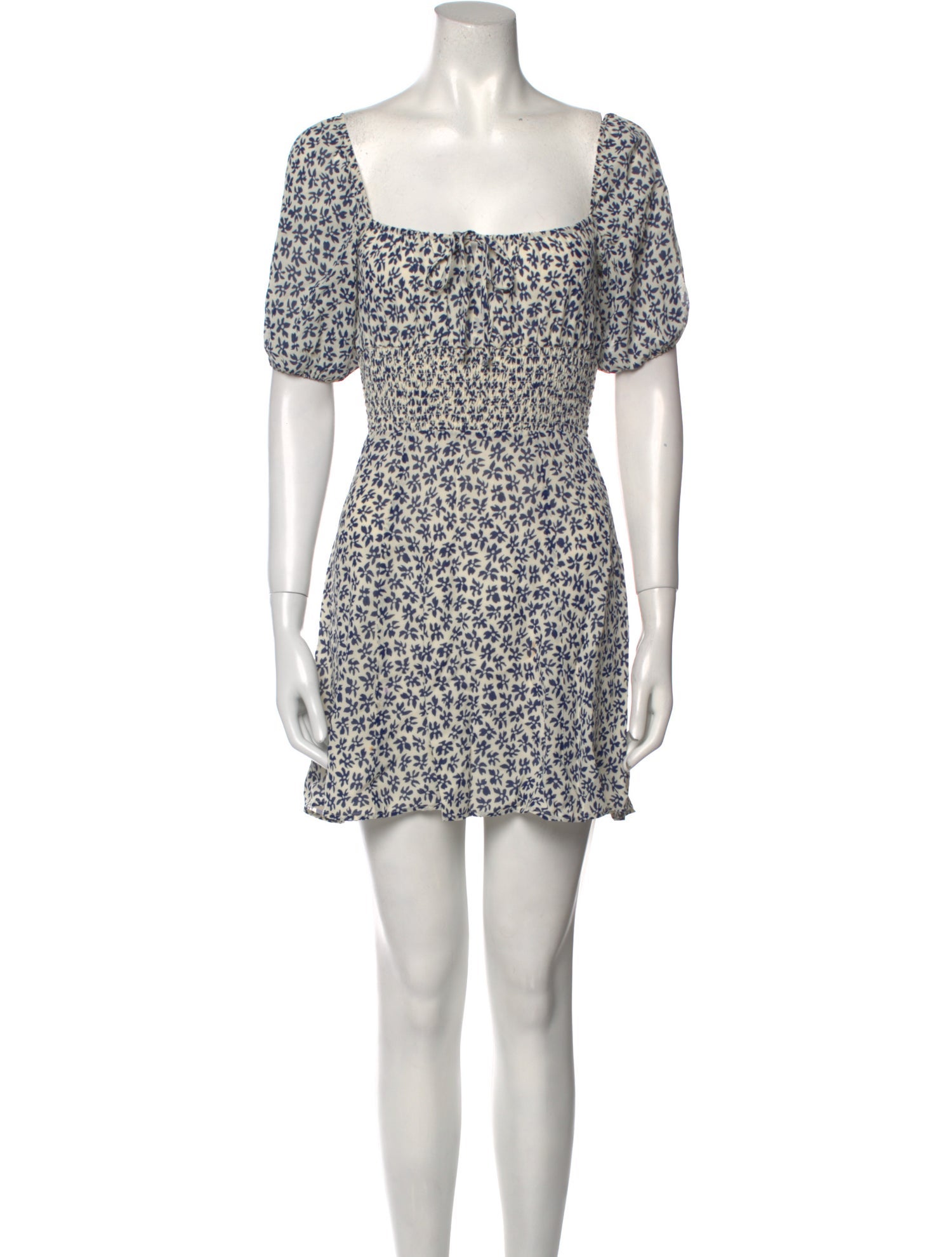 Reformation Floral Print Mini Dress