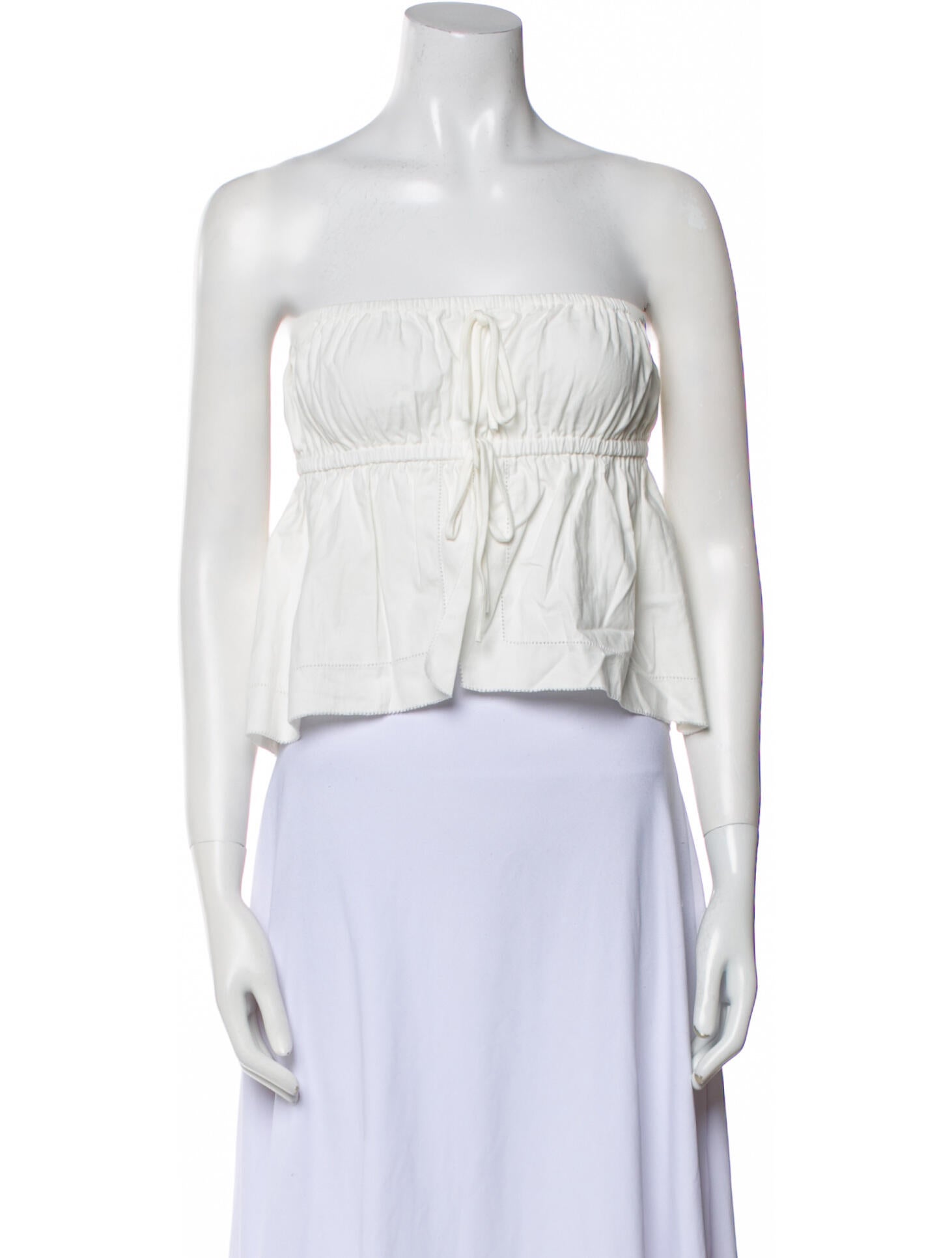 Reformation Strapless Crop Top