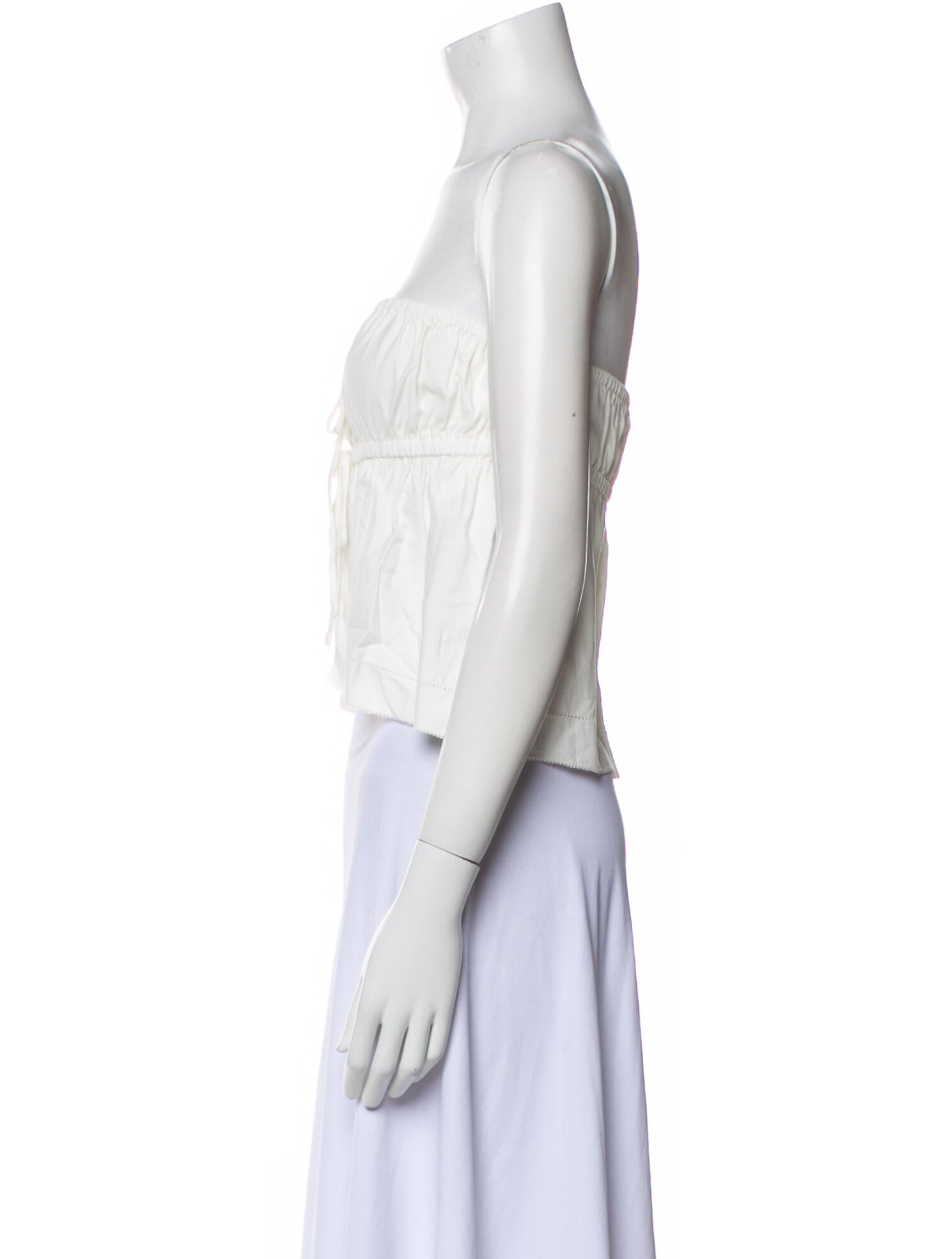 Reformation Strapless Crop Top