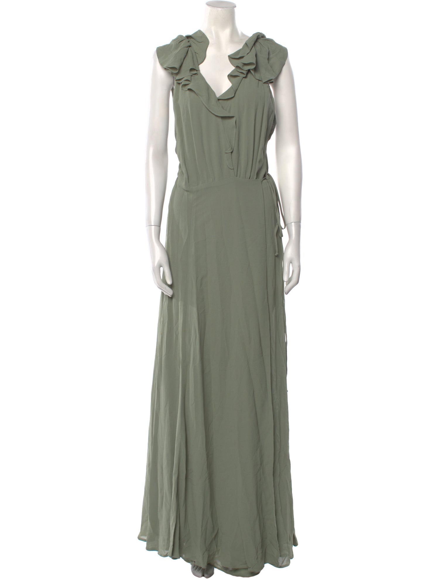 Reformation Cowl Neck Long Dress