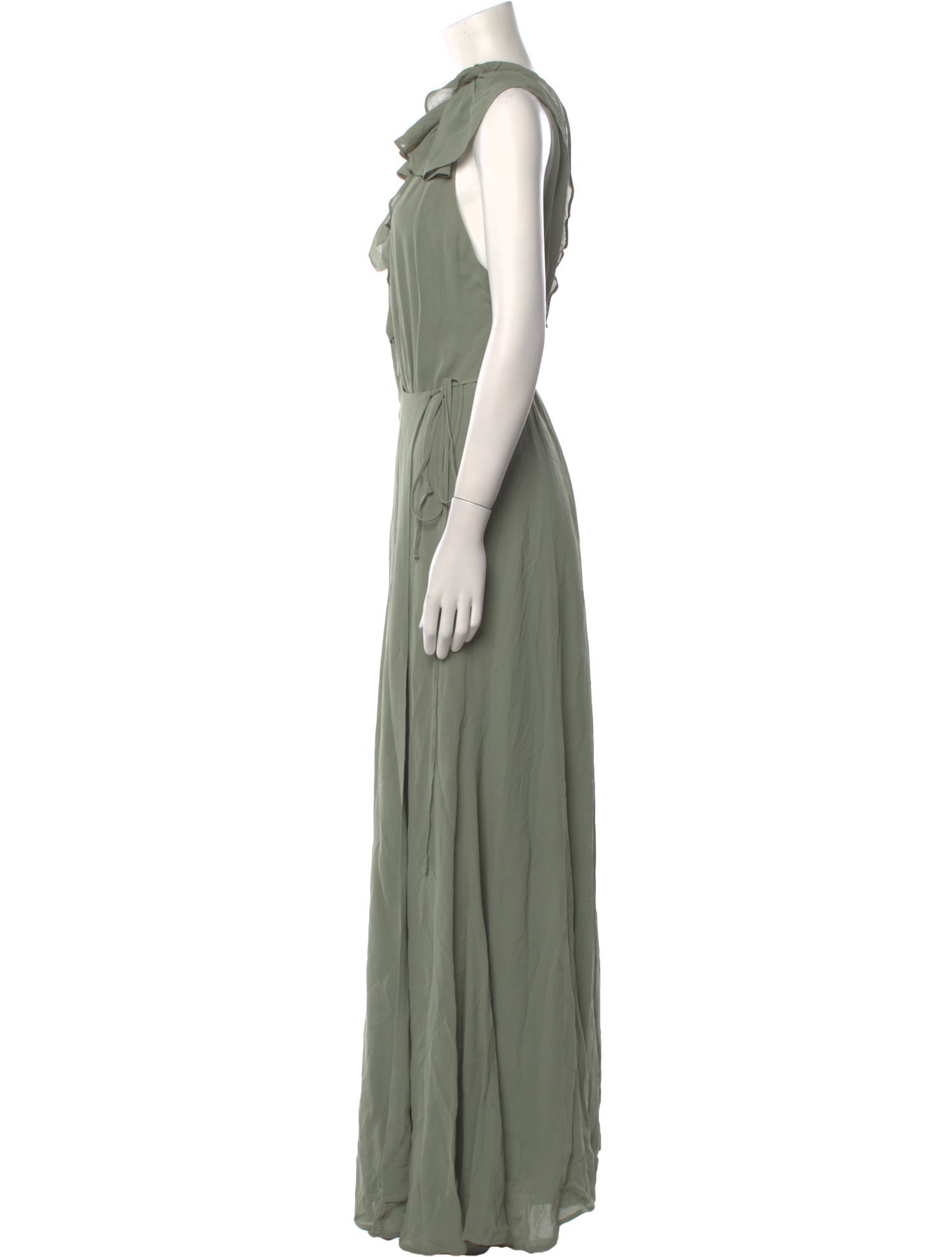 Reformation Cowl Neck Long Dress