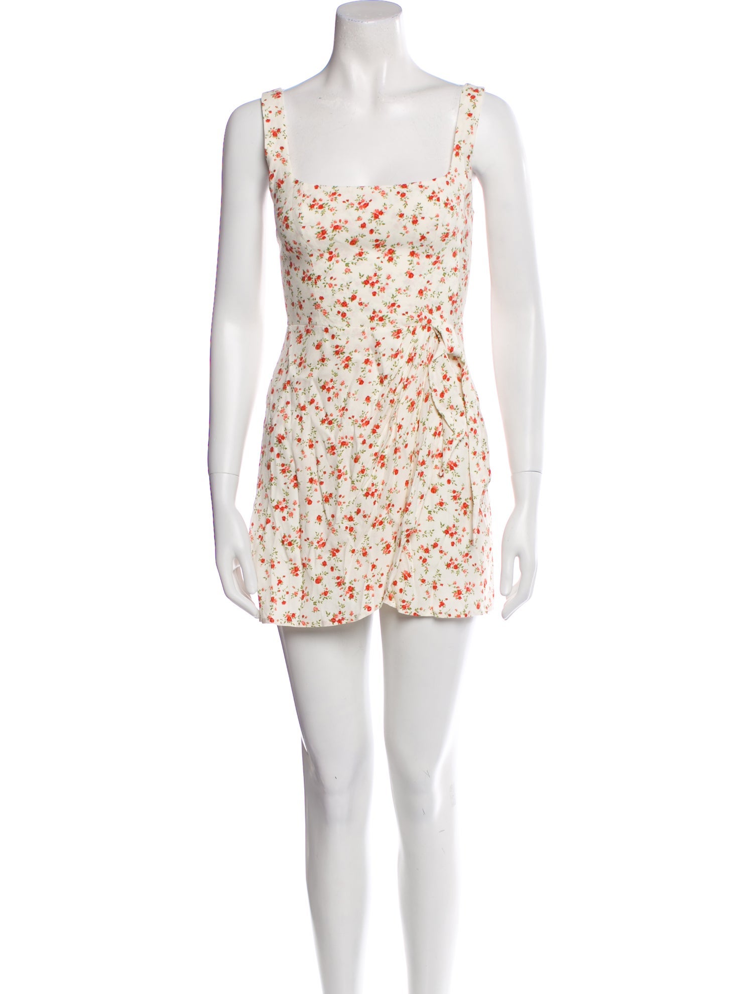 Reformation Floral Print Mini Dress