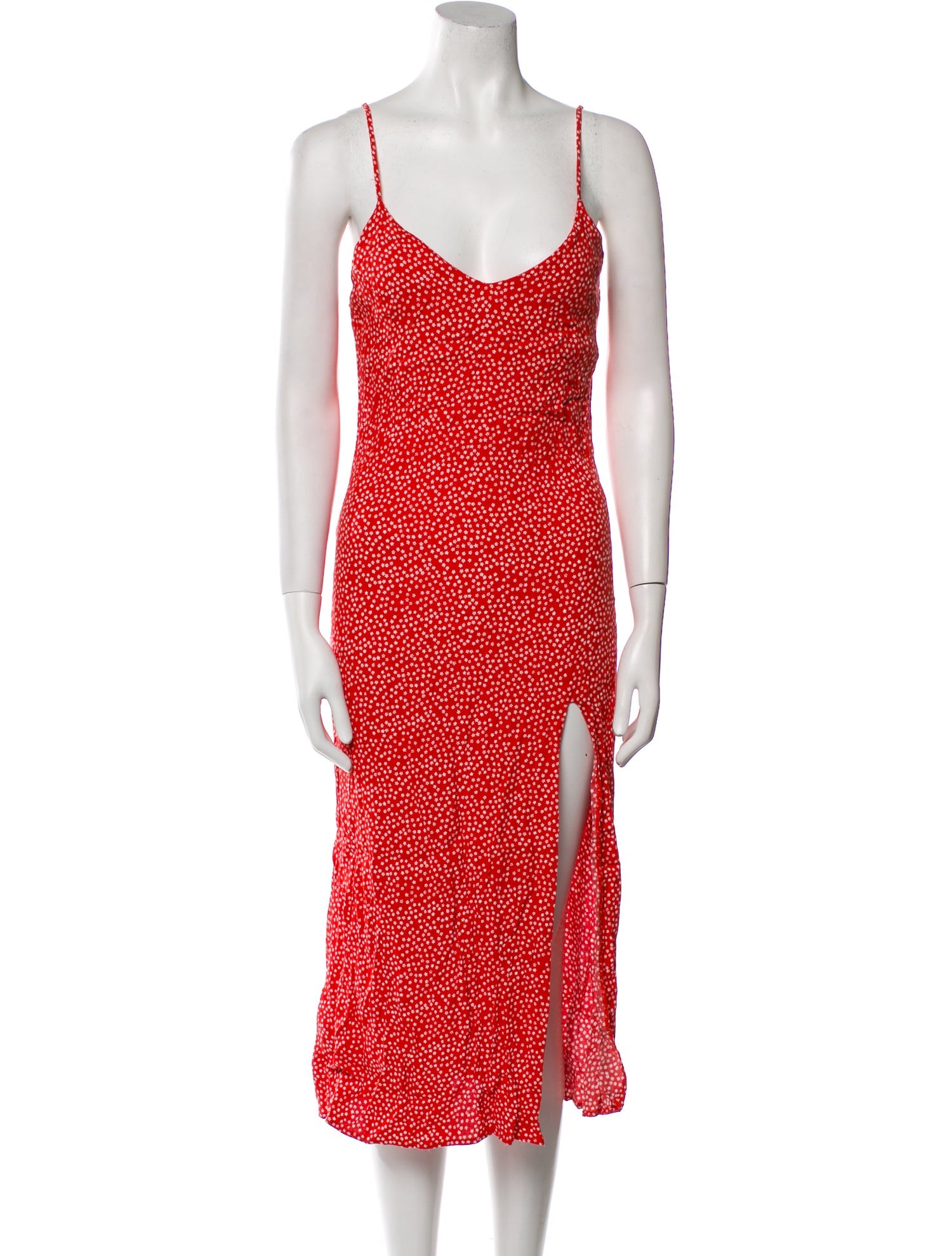 Reformation Printed Midi Length Dress