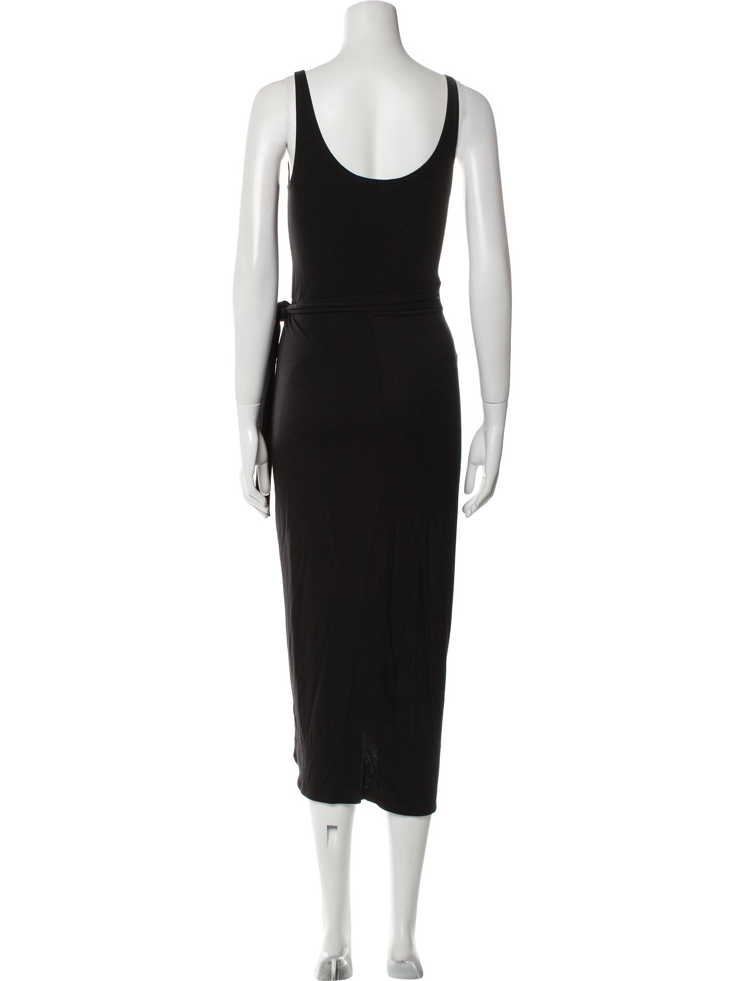 Reformation Scoop Neck Midi Length Dress