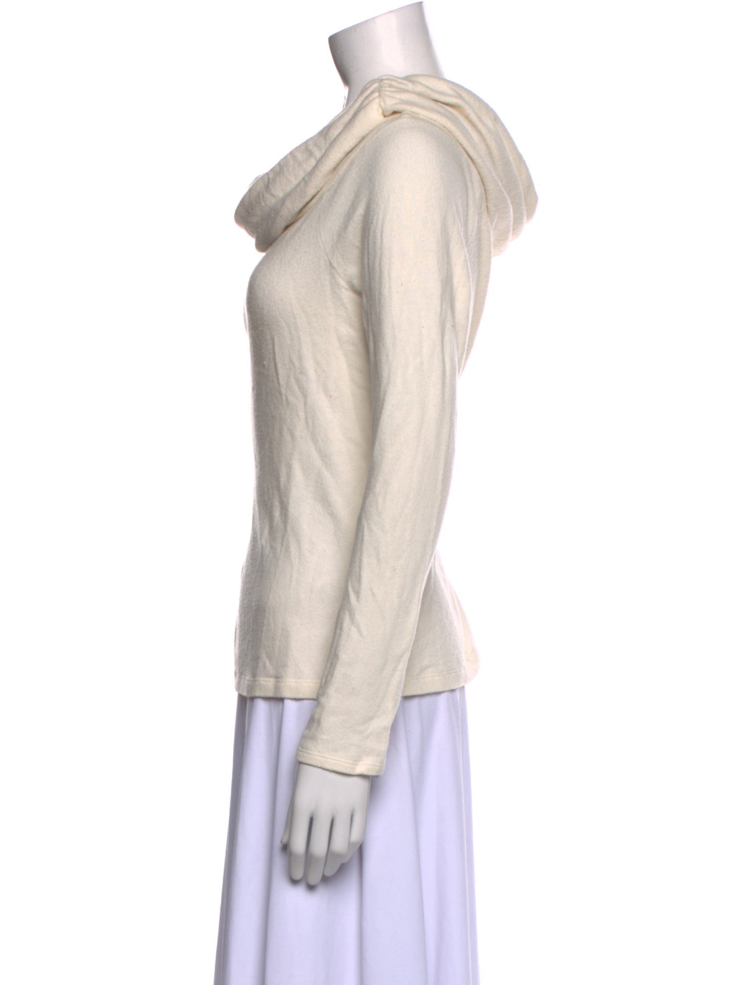 Reformation Cowl Neck Long Sleeve Top