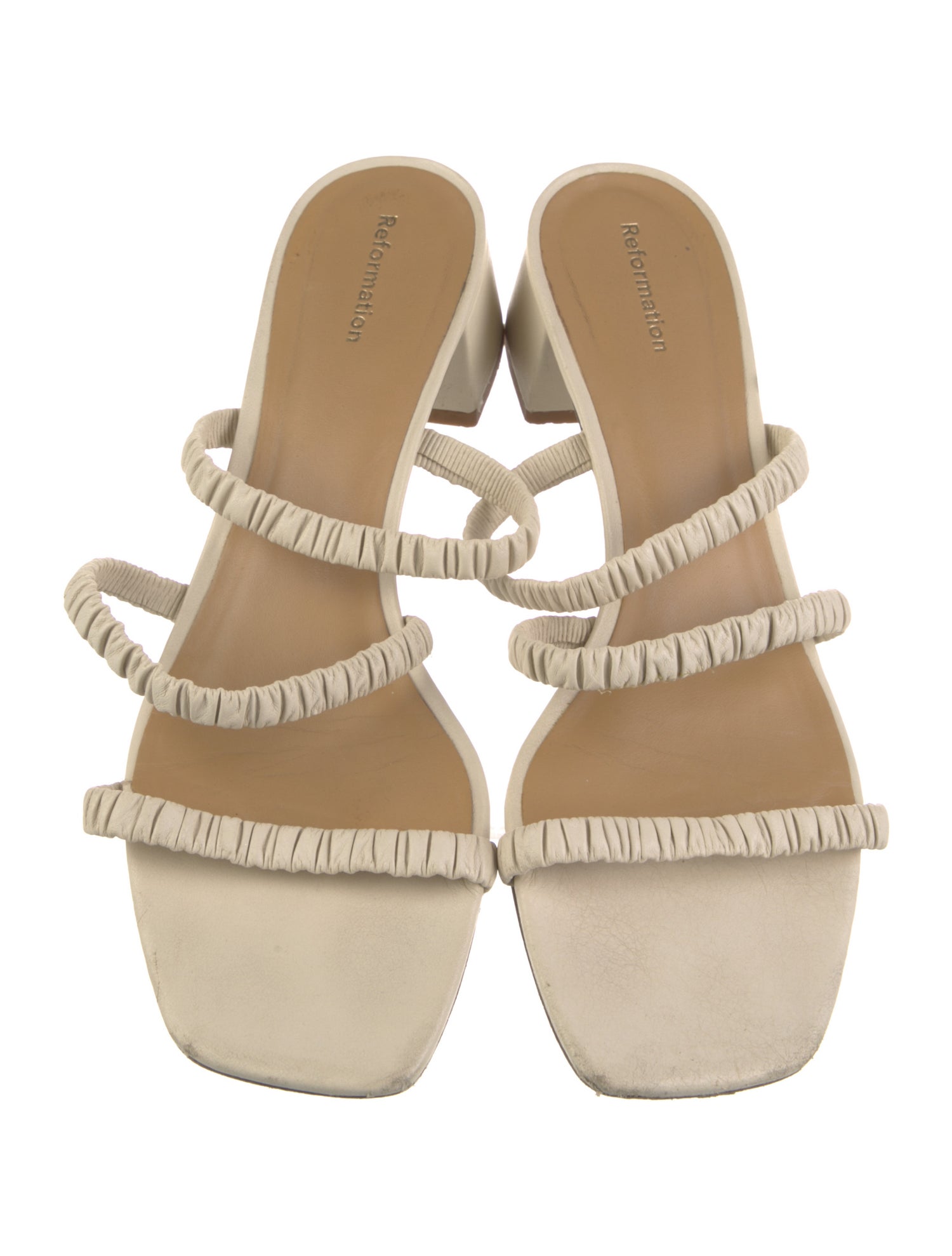 Reformation Leather Slides