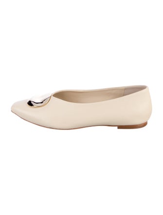 Reformation Leather Ballet Flats