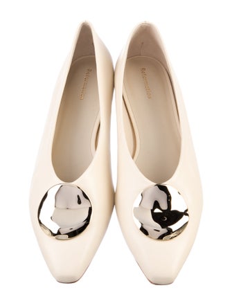 Reformation Leather Ballet Flats