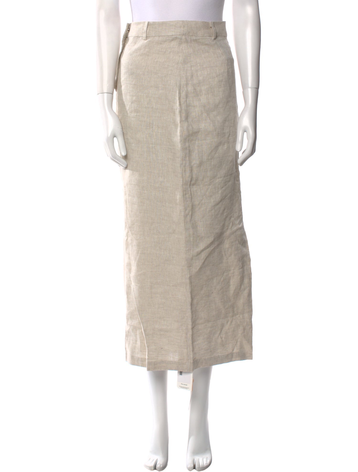 Reformation Linen Midi Length Skirt