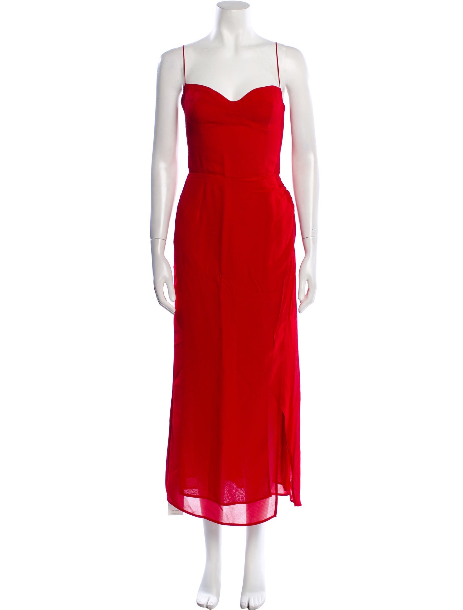 Reformation Square Neckline Long Dress