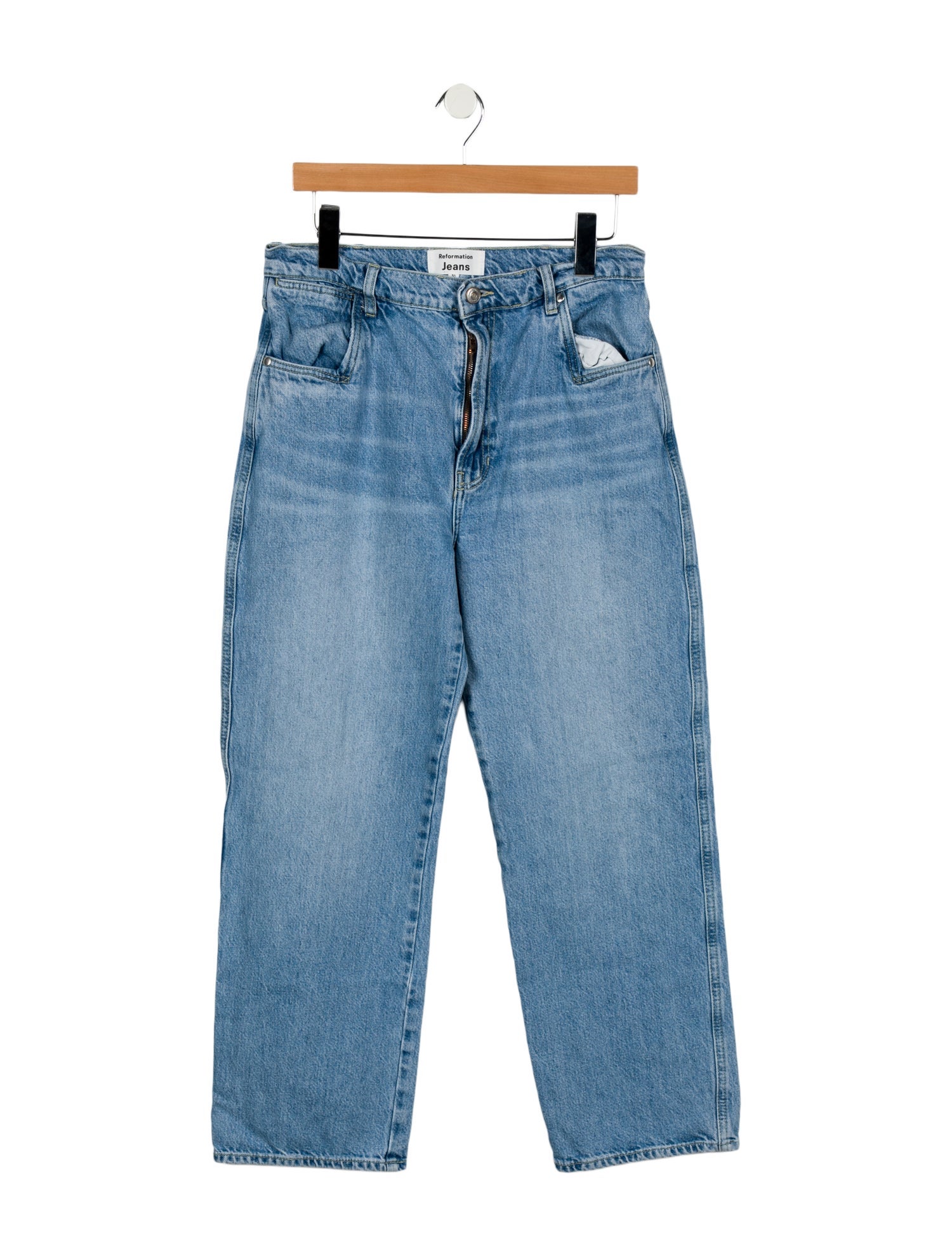 Reformation High-Rise Straight Leg Jeans