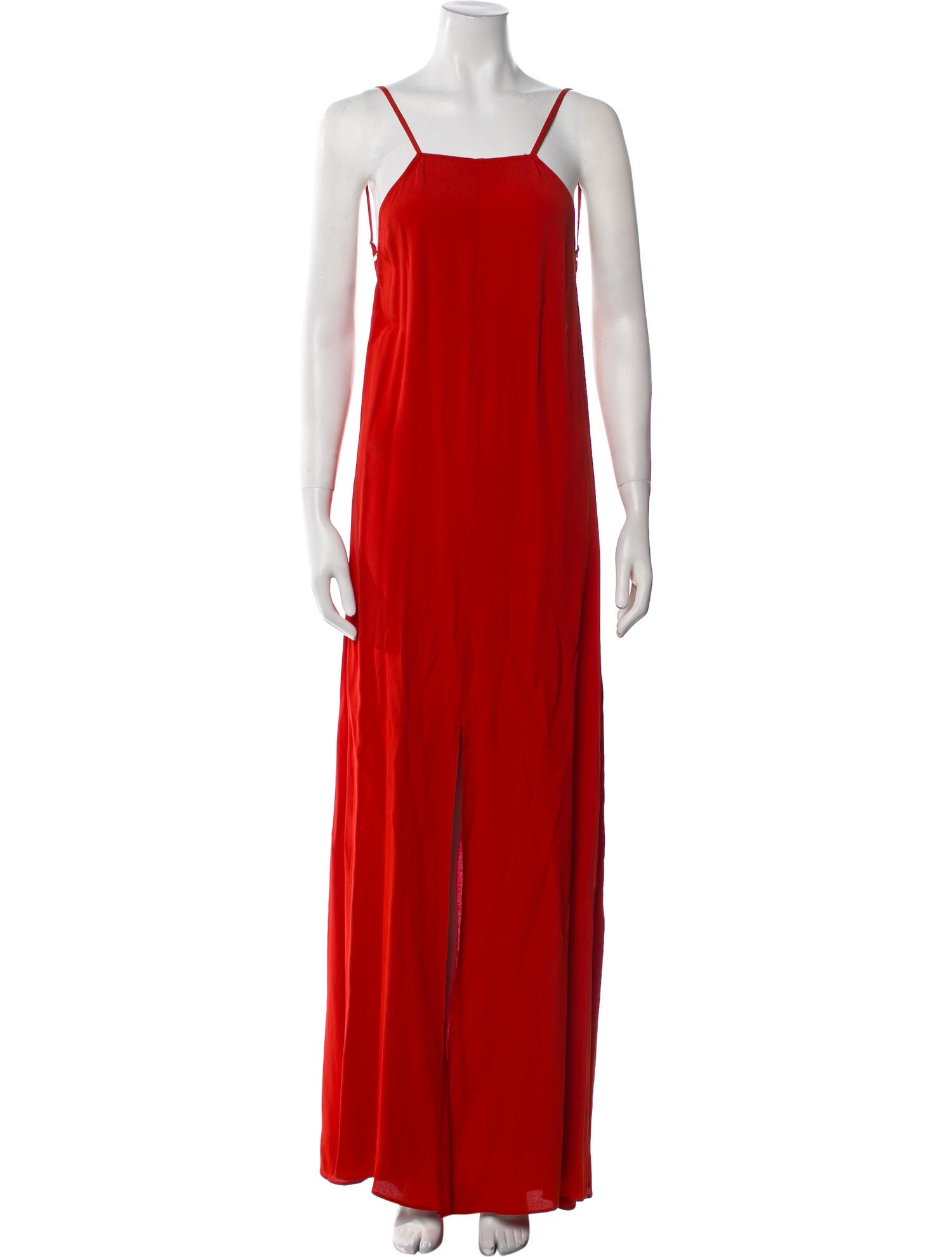 Reformation Square Neckline Long Dress
