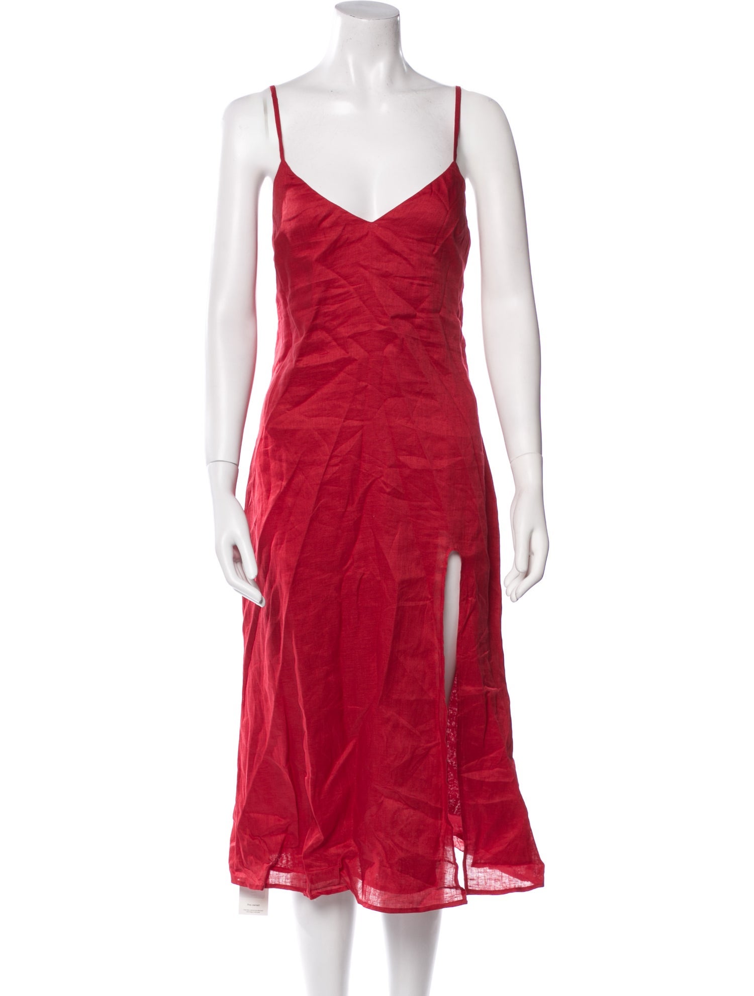 Reformation Linen Midi Length Dress