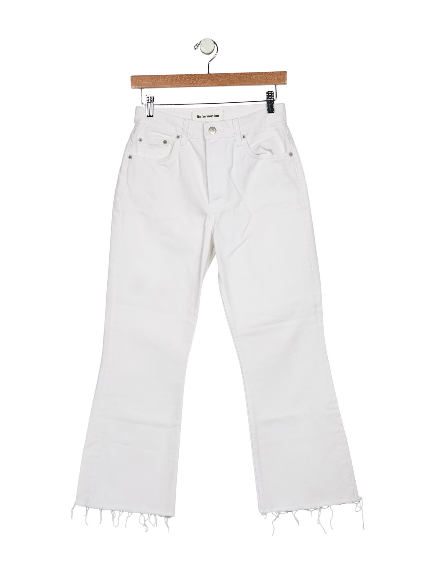 Reformation Mid-Rise Wide Leg Jeans