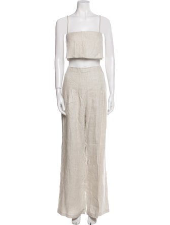 Reformation Linen Pant Set