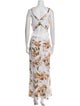 Reformation Floral Print Long Dress