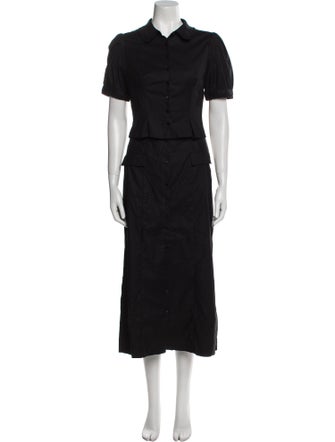 Reformation Ruffle Embellishment Skirt Set