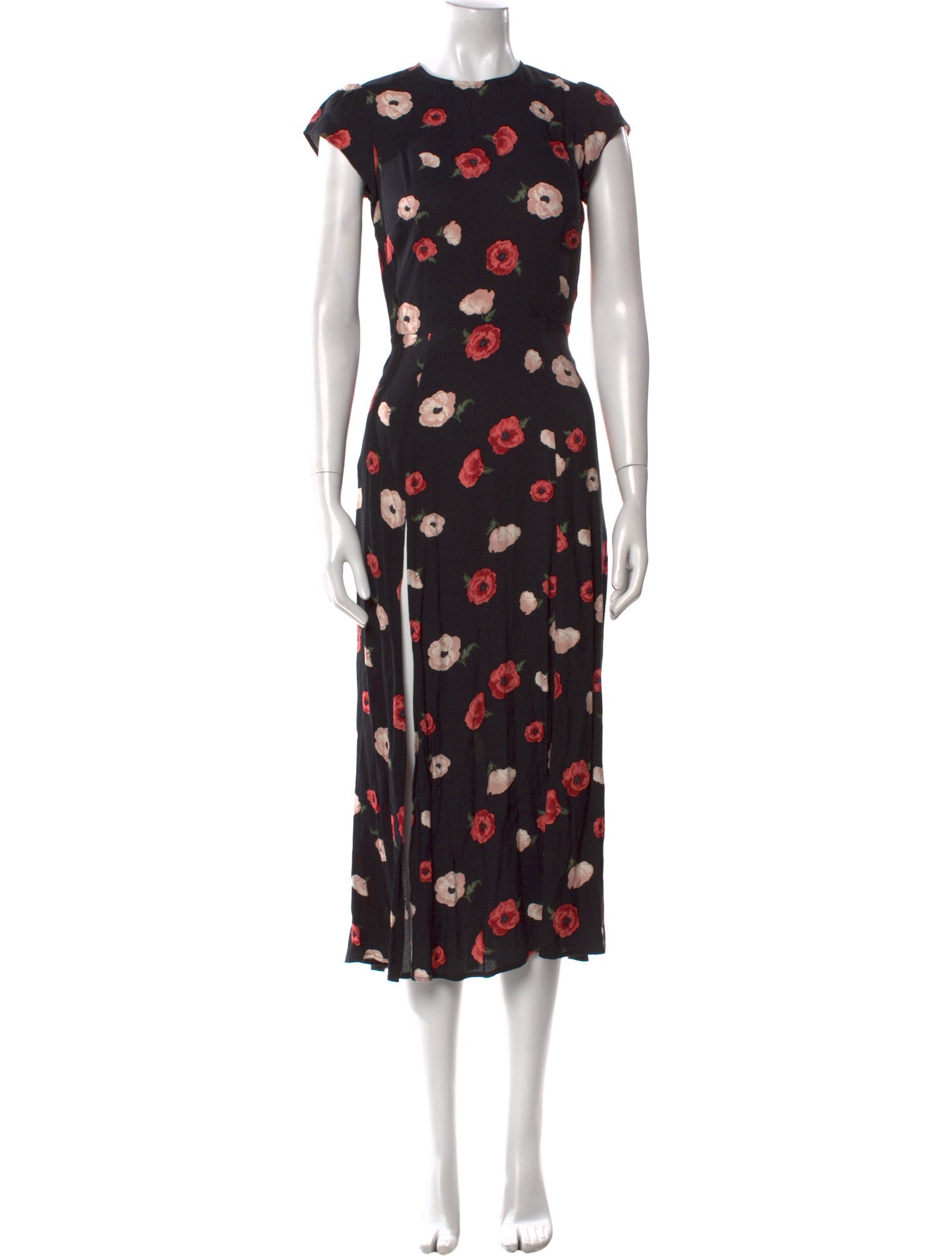 Reformation Floral Print Long Dress